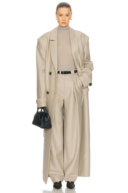 Karen Arcanjo Linu Coat in Cream - Cream. 38 also in