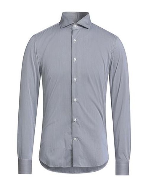 Man Shirt Midnight blue Size 15 Cotton