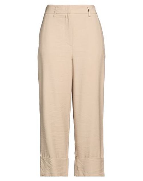 Woman Pants Camel Size 2 Viscose, Polyester