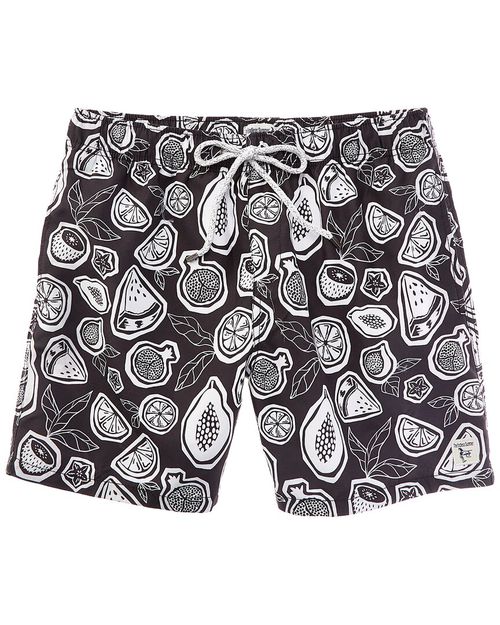 Mens Swim Shorts W/ Mixed Fruit Pri