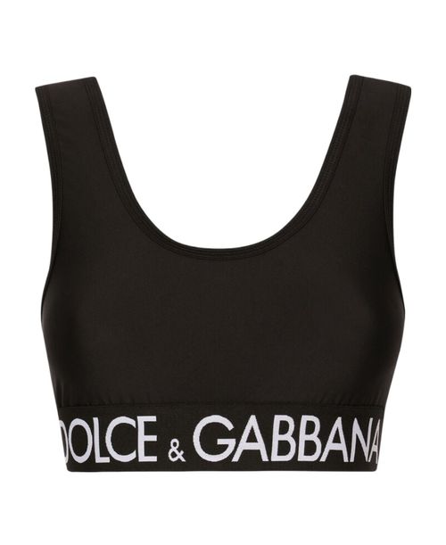 Logo-underband sports bra