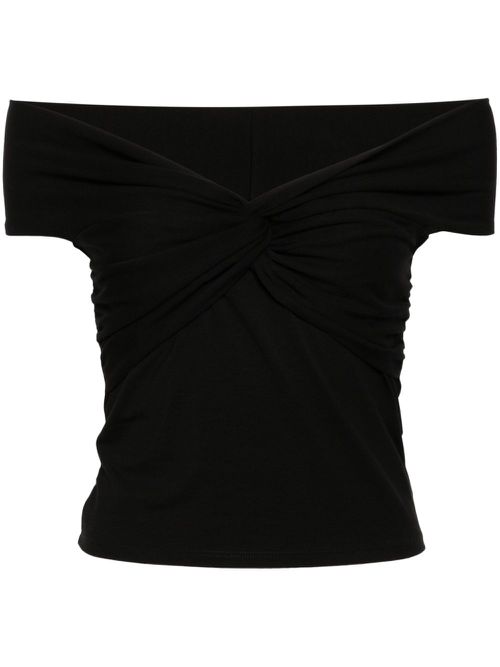 Ezlynn off-shoulder top - Black