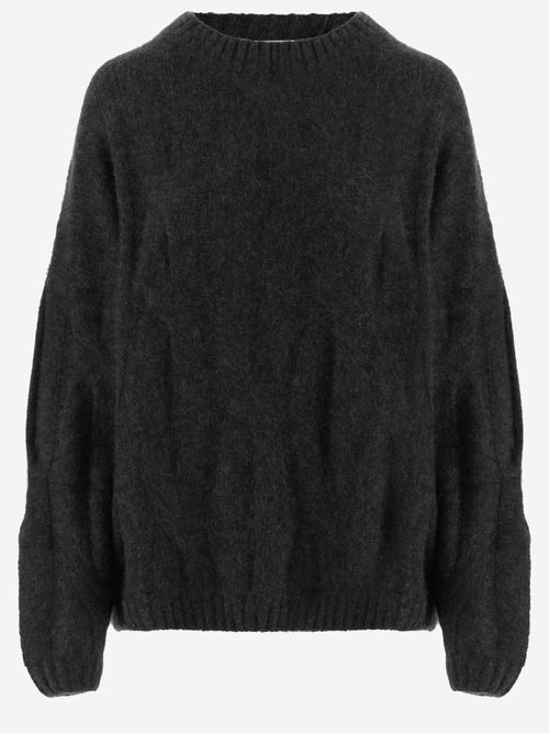 Cashmere and Silk Sweater — Black