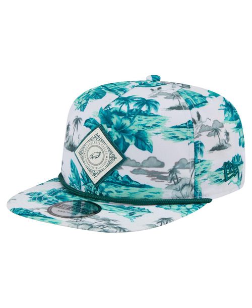 Men's White Philadelphia Eagles Adventure Golfer Snapback Hat - White