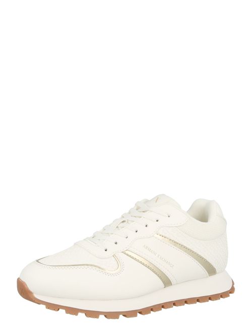 ARMANI EXCHANGE Sneaker bassa oro / offwhite