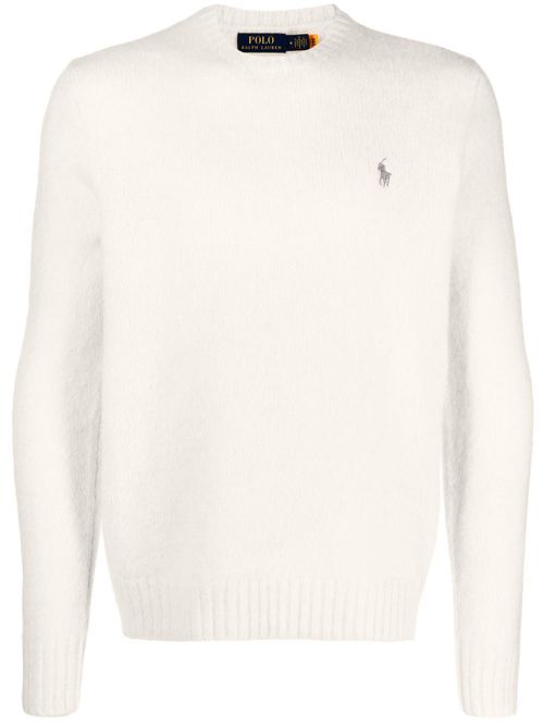 Polo Pony round-neck jumper - Neutrals
