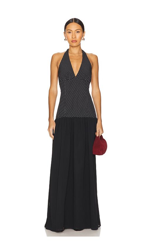 MORE TO COME Lile Maxi Dress in Black. - XL also in