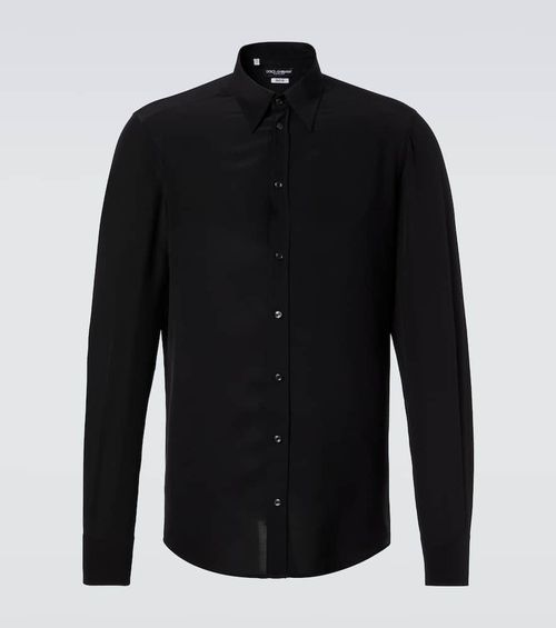 Silk crêpe de chine shirt