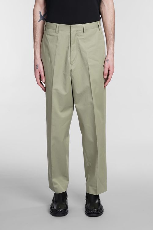 Pants In Green Cotton
