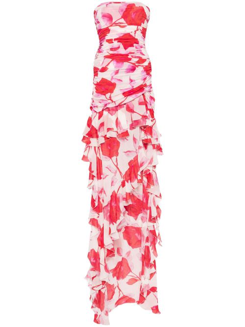 Printed maxi dress - Neutrals