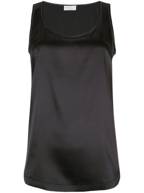Scoop neck vest