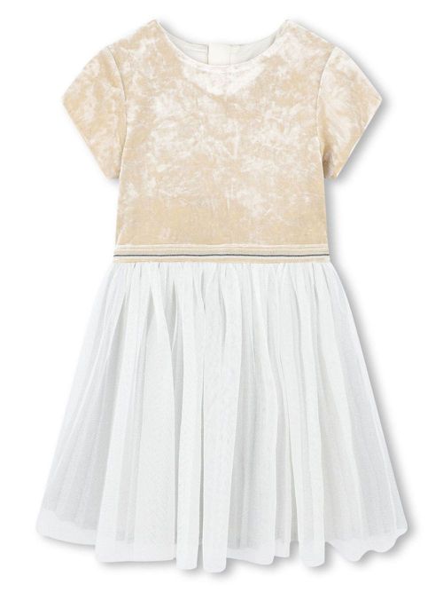 Bead-embellished dress - White