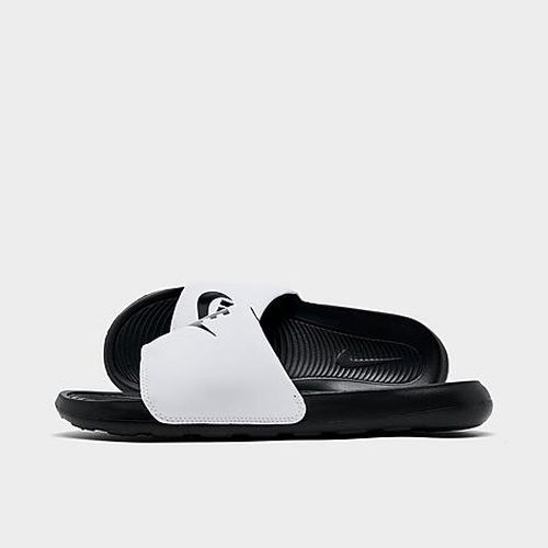 Men's Victori One Slide Sandals in Black/White
