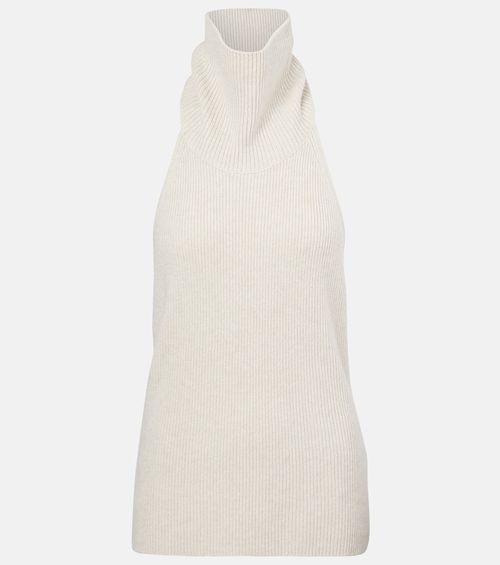 Maddie open-back cashmere top