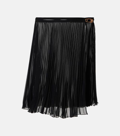 Safety Pin pleated beach cover-up