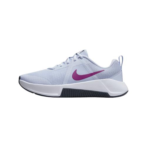 Nike MC Trainer 3 Women's Workout Shoes (FQ1830-004, Football Grey/Armory Navy/Hot Fuchsia)