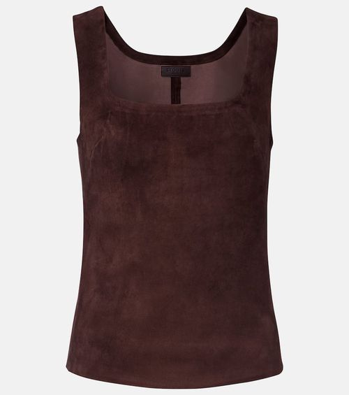 Edie suede tank top