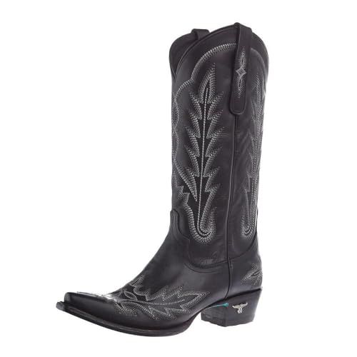 Lane Women's Women'S Lexington Western Boot Snip Toe Jet Black 8