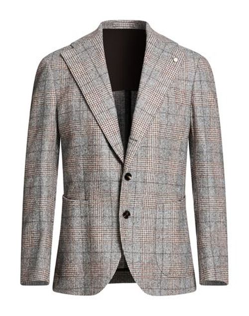 Man Blazer Grey Size 38 Alpaca wool, Cotton, Polyamide