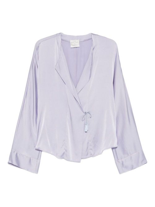 Silk satin shirt