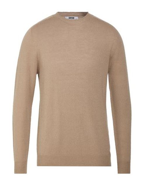 Man Sweater Beige Size 36 Virgin Wool
