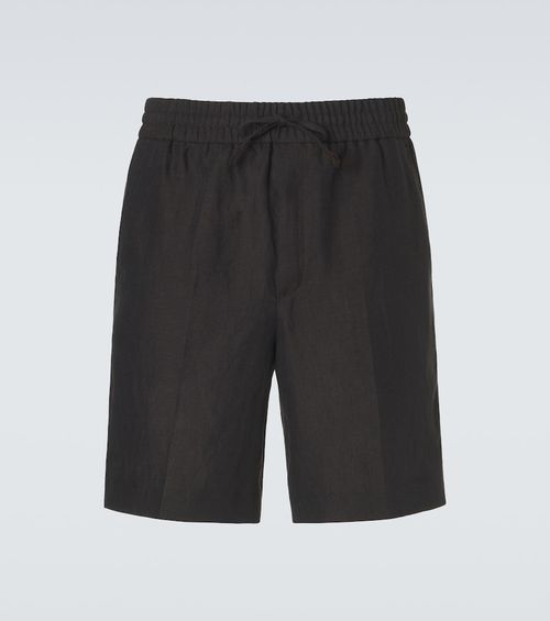 Linen Bermuda shorts