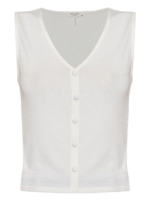 Rag & bone Jackie vest - White