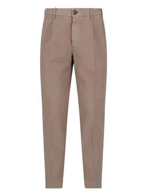 Men's Taupe Trousers? Wait remove color-Men's Stretch Cotton Trousers