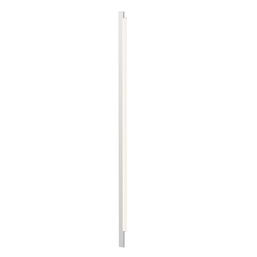 Bright Satin Aluminum LED Wall Lamp from the Keel Collection