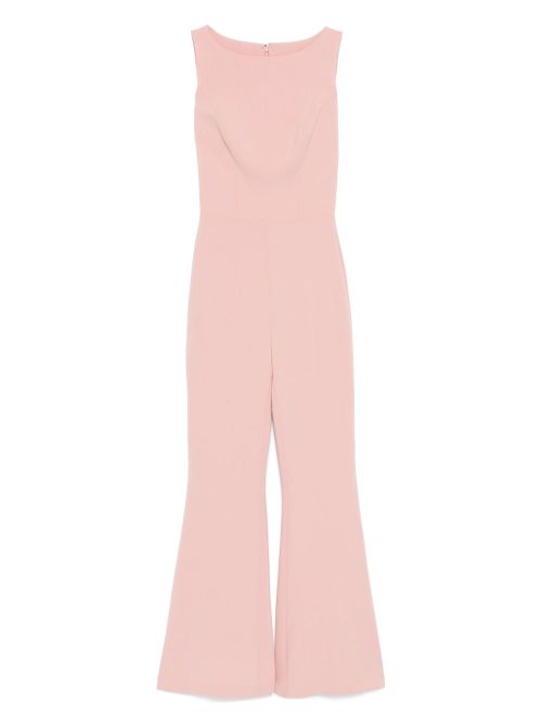 Boatneck flare jumpsuit - Pink