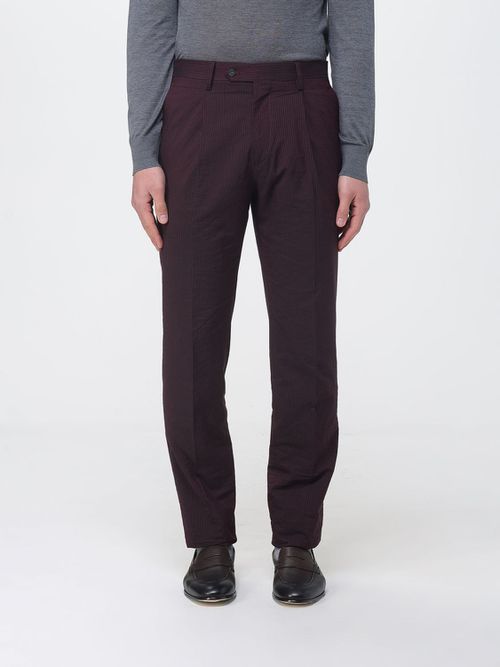Pants Men color Burgundy