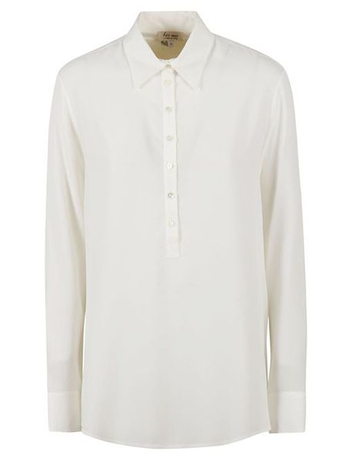 Her Button-Up Long Sleeve Top