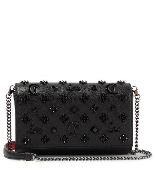 Christian Louboutin Paloma leather wallet on chain