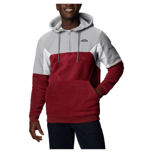 Men's   Wine Cleveland Cavaliers Lodge Quarter-Zip Hoodie