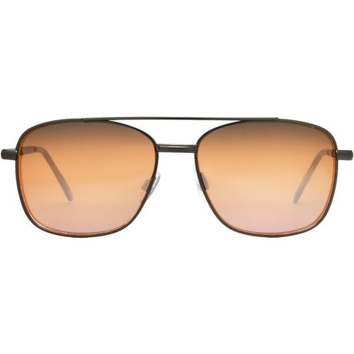 Boots Men's Sunglasses Satin Gunmetal Navigator With Mirror Len