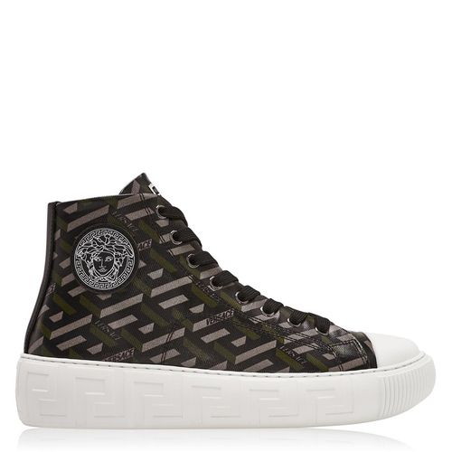 베르사체 모노그램 스니커즈 Monogram Hi-Top Trainers 275089 Khaki 5B15B