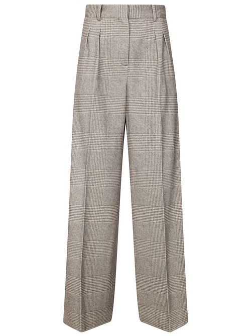 Tailored Women's Trousers with Double Pleats
