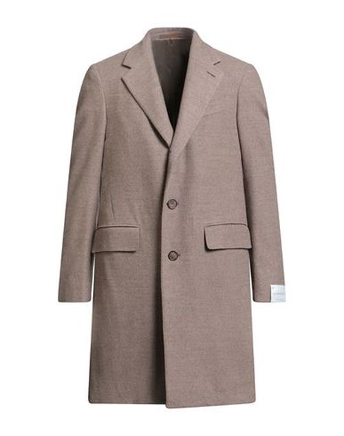Man Coat Light brown Size 40 Wool