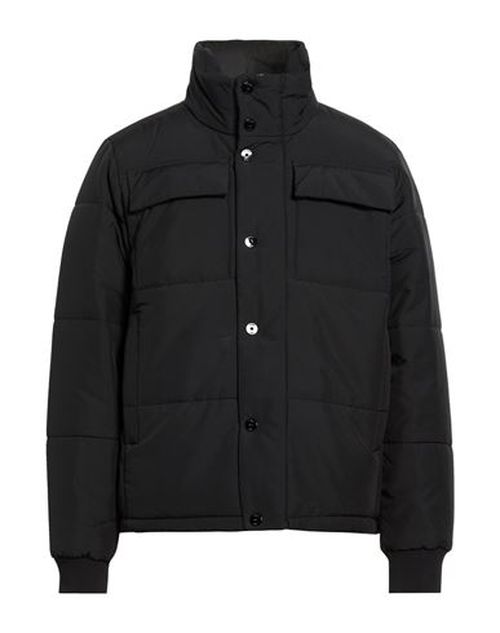 Man Puffer Black Size XL Recycled polyester, Cotton, Polyester, Elastane