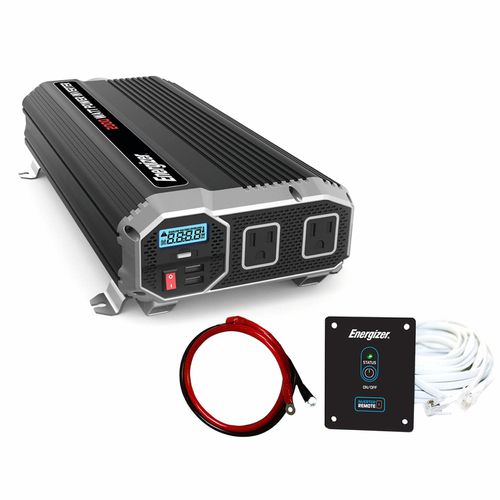 2000 Watt 12V 60Hz Power Inverter with Included Remote Control