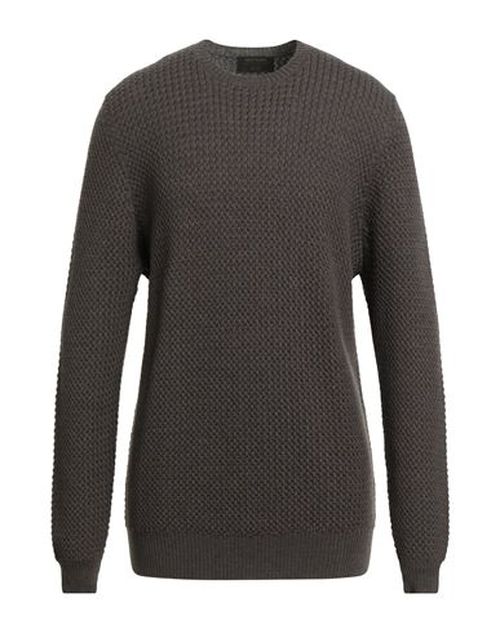 Gran Sasso Man Sweater Charcoal Size 48 Virgin Wool