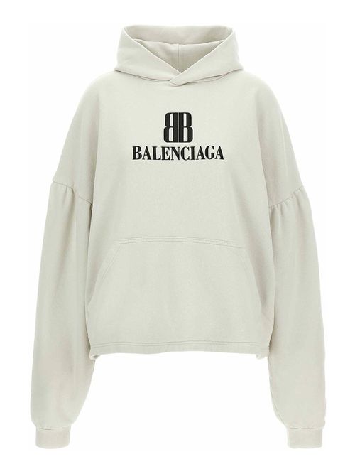 Cropped Logo Hoodie