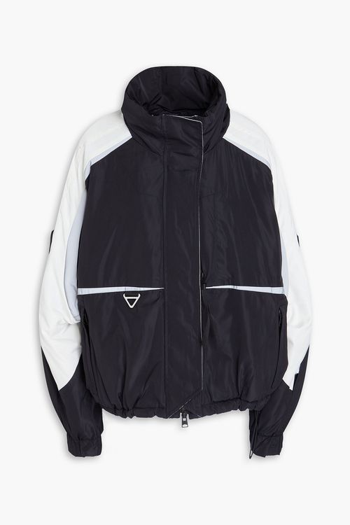 Shell hooded jacket