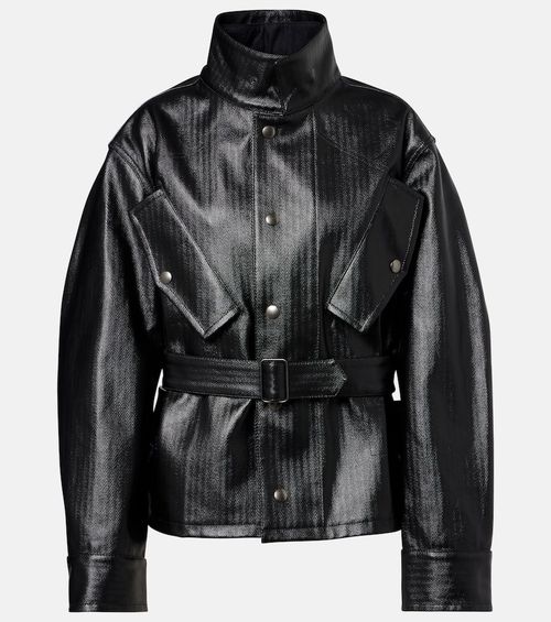 Herringbone cotton jacket