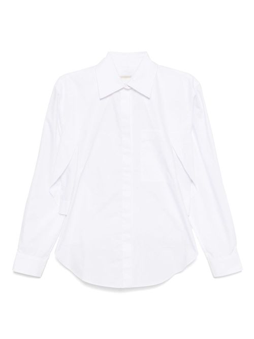 Litkovskaya cut-out cotton shirt - White