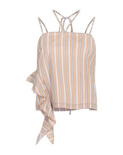 Woman Top Sand Size XL Organic cotton, Cotton