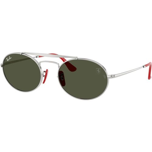 Ray - Ban Unisex Ray - Ban RB3775M F00731 Sunglasses Metal Silver Green Round Norma