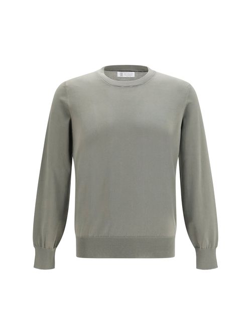 Cotton Sweater — Gray