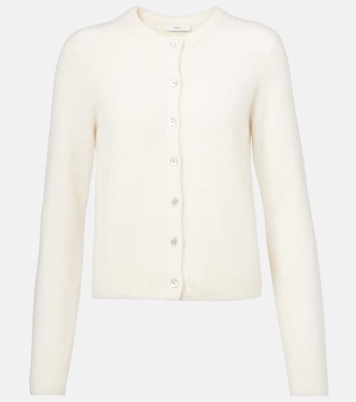 Silk and cashmere-blend cardigan