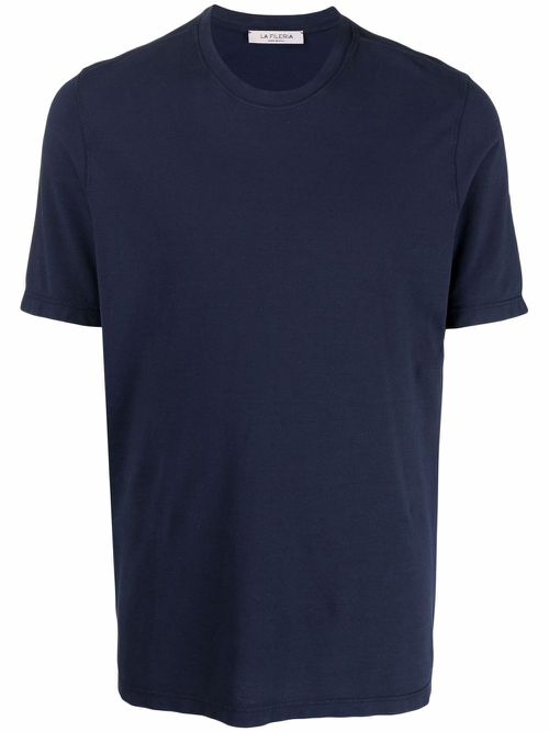 Short-sleeve cotton T-shirt - Blue